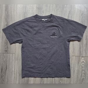 Uniqlo: Snoopy Flying Ace Charcoal Gray Men's Short-Sleeve Tee.
